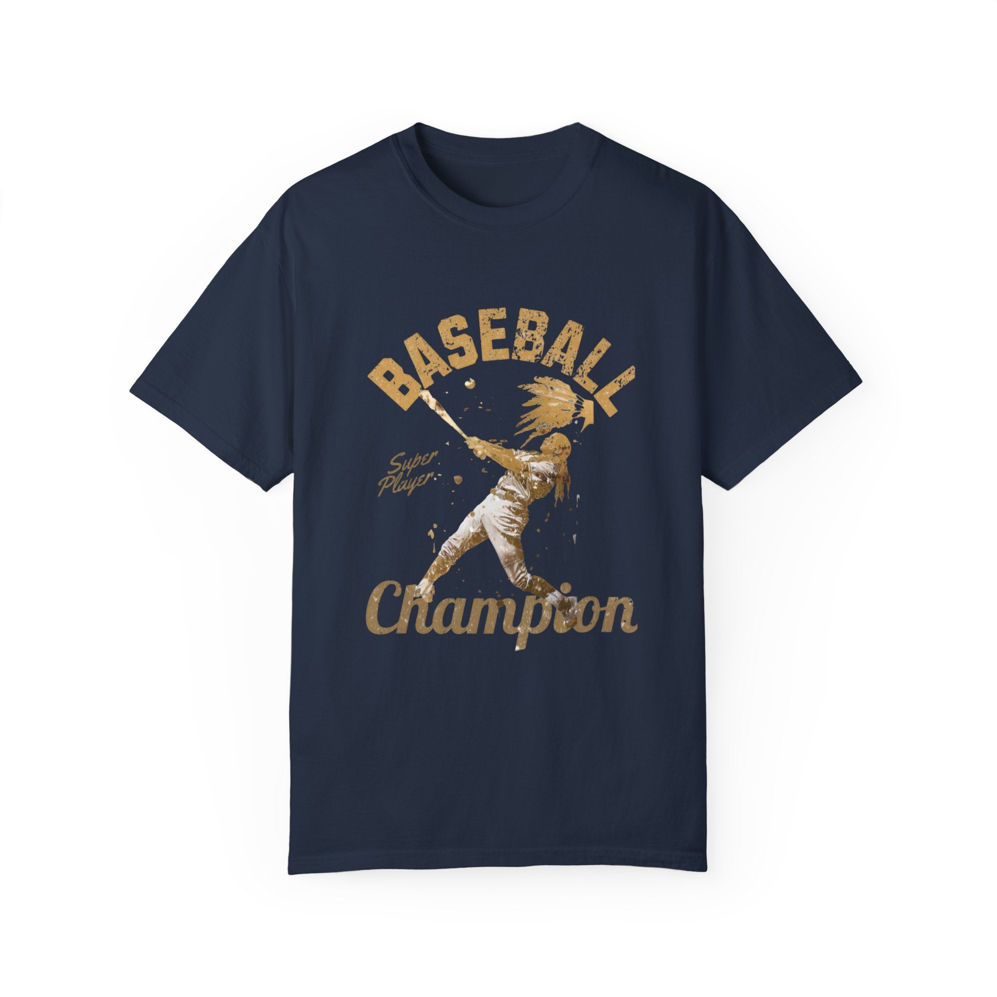 Baseball T-Shirt: Native American Baseball Player - BloomsyBears