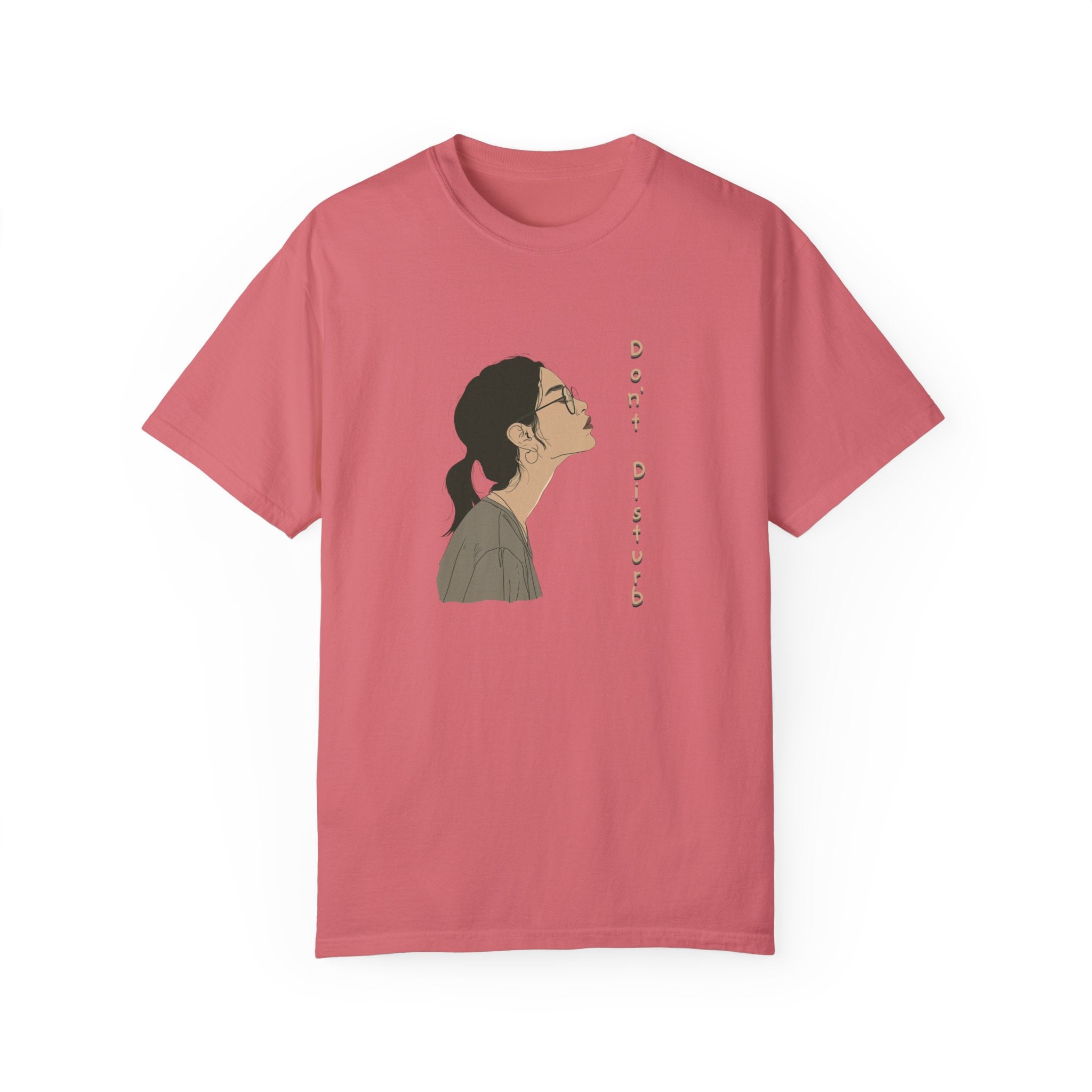 Chill Vibes: Cool T Shirt for Women with 'Don't Disturb' Print Watermelon Female